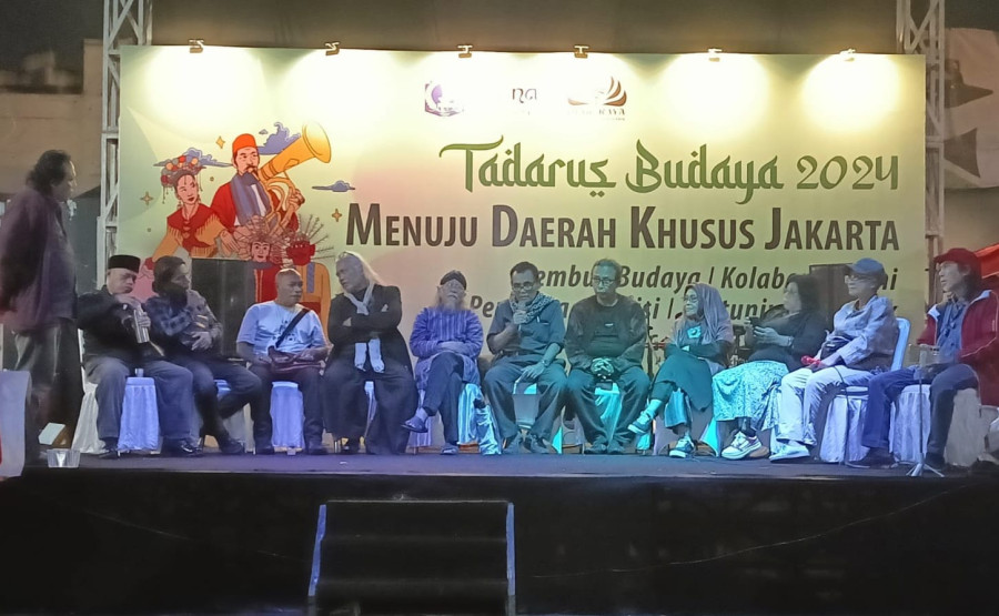 Di Tadarus Budaya, Seniman Menggelar Diskusi Publik Menyoal UU Daerah Khusus Jakarta