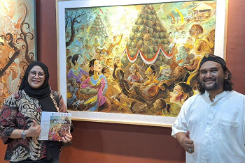 Lukisan Kearifan Lokal Wonosalam, Triyoso Yusuf, Terjual